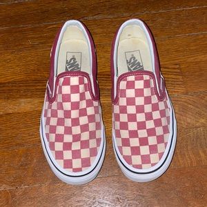 Checkerboard Slip-On Vans